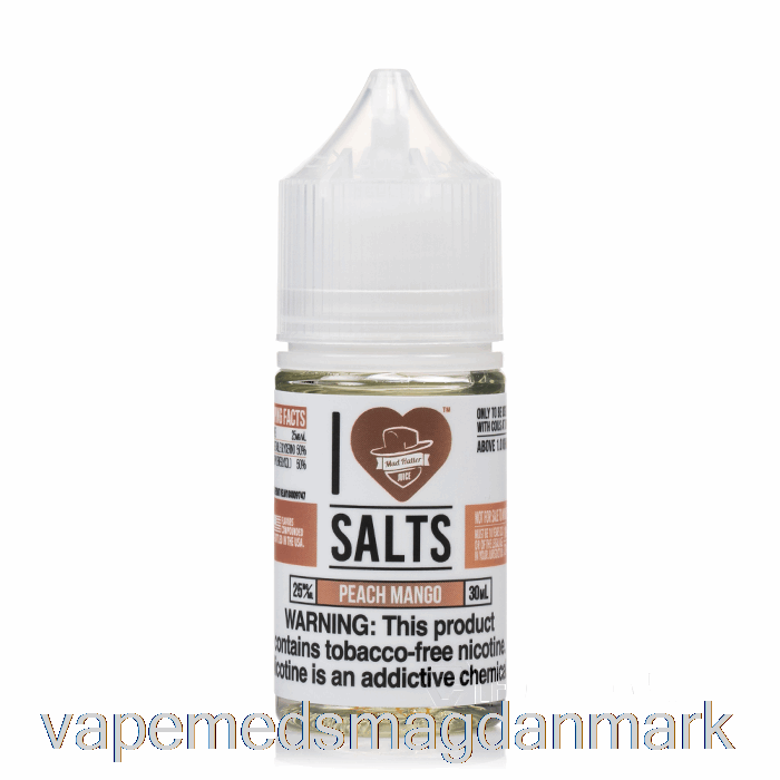 Engangs Vape Danmark Fersken Mango - Jeg Elsker Salt - 30ml 50mg